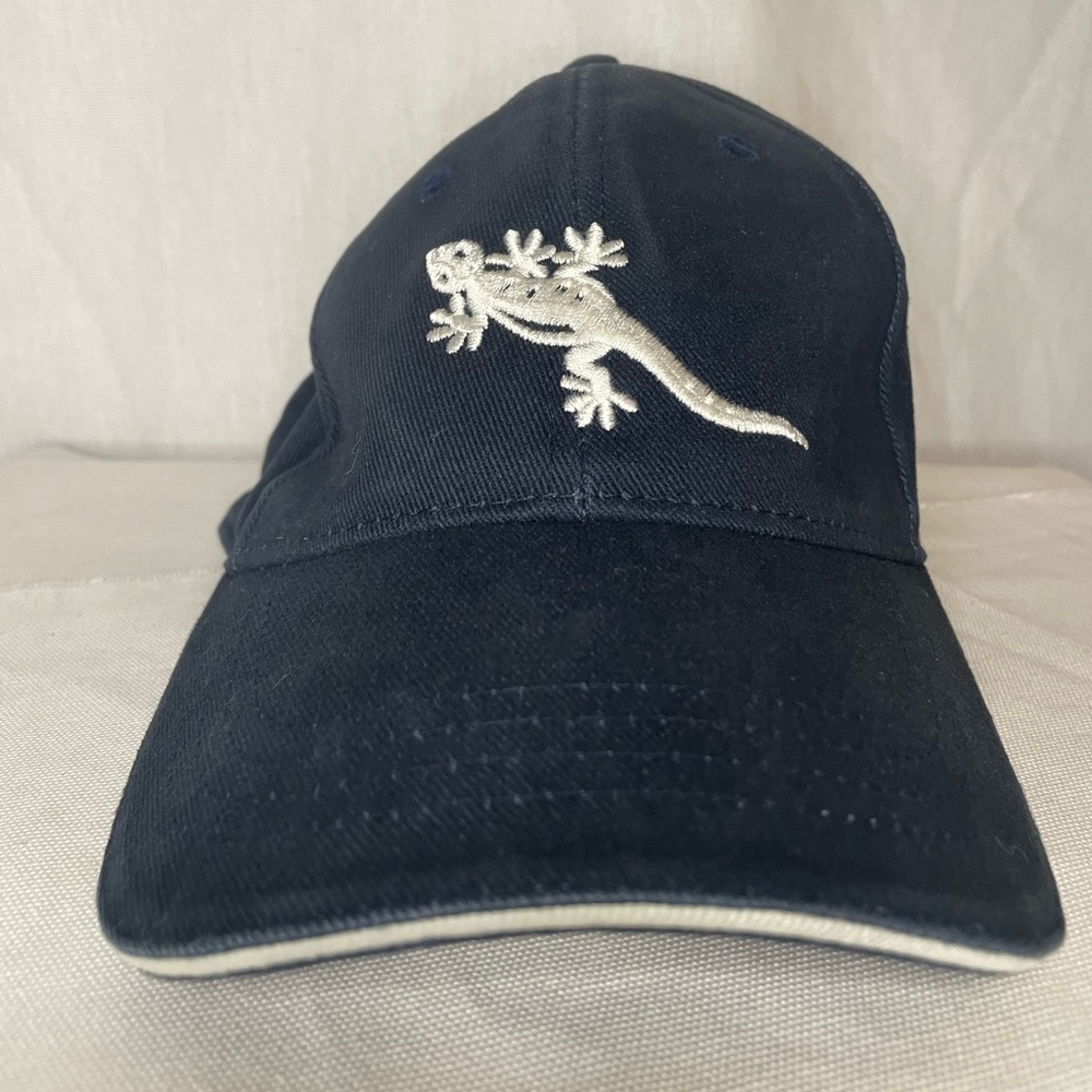 Del Sol Adjustable Lizard Hat - Slightly Worn Possibly Never Worn - Navy & White